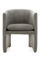 Velvet Curved Dining Chair | OROA Modern Danube | Oroa.com