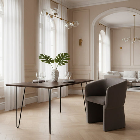 Velvet Upholstered Dining Chair | OROA Modern Vassar