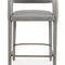 Vegan Leather Upholstered Counter Chair | OROA Modern Faerron | Oroa.com