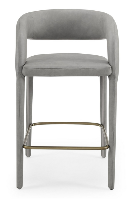 Vegan Leather Upholstered Counter Chair | OROA Modern Faerron | Oroa.com