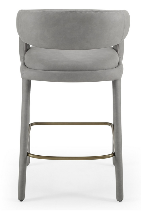 Vegan Leather Upholstered Counter Chair | OROA Modern Faerron | Oroa.com