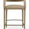 Vegan Leather Upholstered Counter Chair | OROA Modern Faerron | Oroa.com