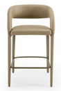 Vegan Leather Upholstered Counter Chair | OROA Modern Faerron | Oroa.com