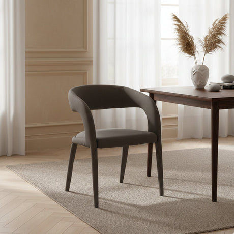 Vegan Leather Upholstered Dining Chair | OROA Modern Faerron