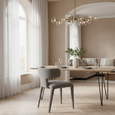 Velvet Dining Chair | OROA Modern Saehee