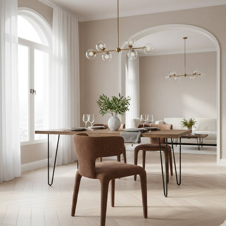 Velvet Dining Chair | OROA Modern Saehee