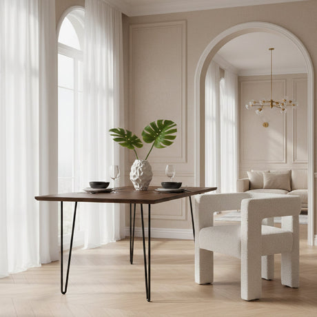 White Uphostered Dining Chair | OROA Modern Drea