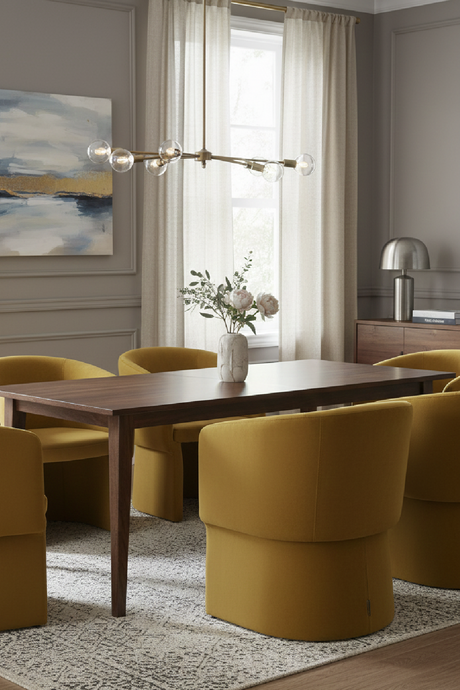 Velvet Upholstered Dining Chair | OROA Modern Vassar | Oroa.com