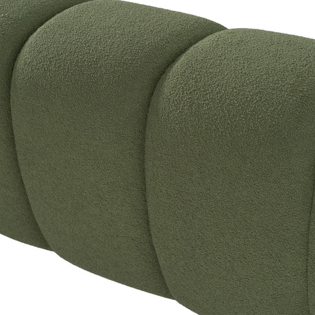 Green Hexagonal Tufted Bed | OROA Modern Yolonda | Oroa.com
