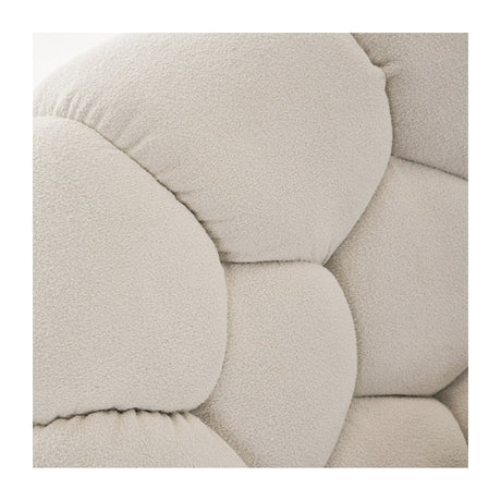 Hexagonal Tufted King Bed | OROA Modern Yolonda