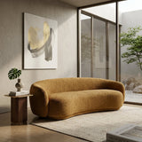 3-Seater Orange Sofa | OROA Modern Andrew