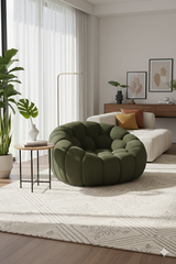 Hexagonal-Tufted Lounge Chair | OROA Modern Yolonda | Oroa.com