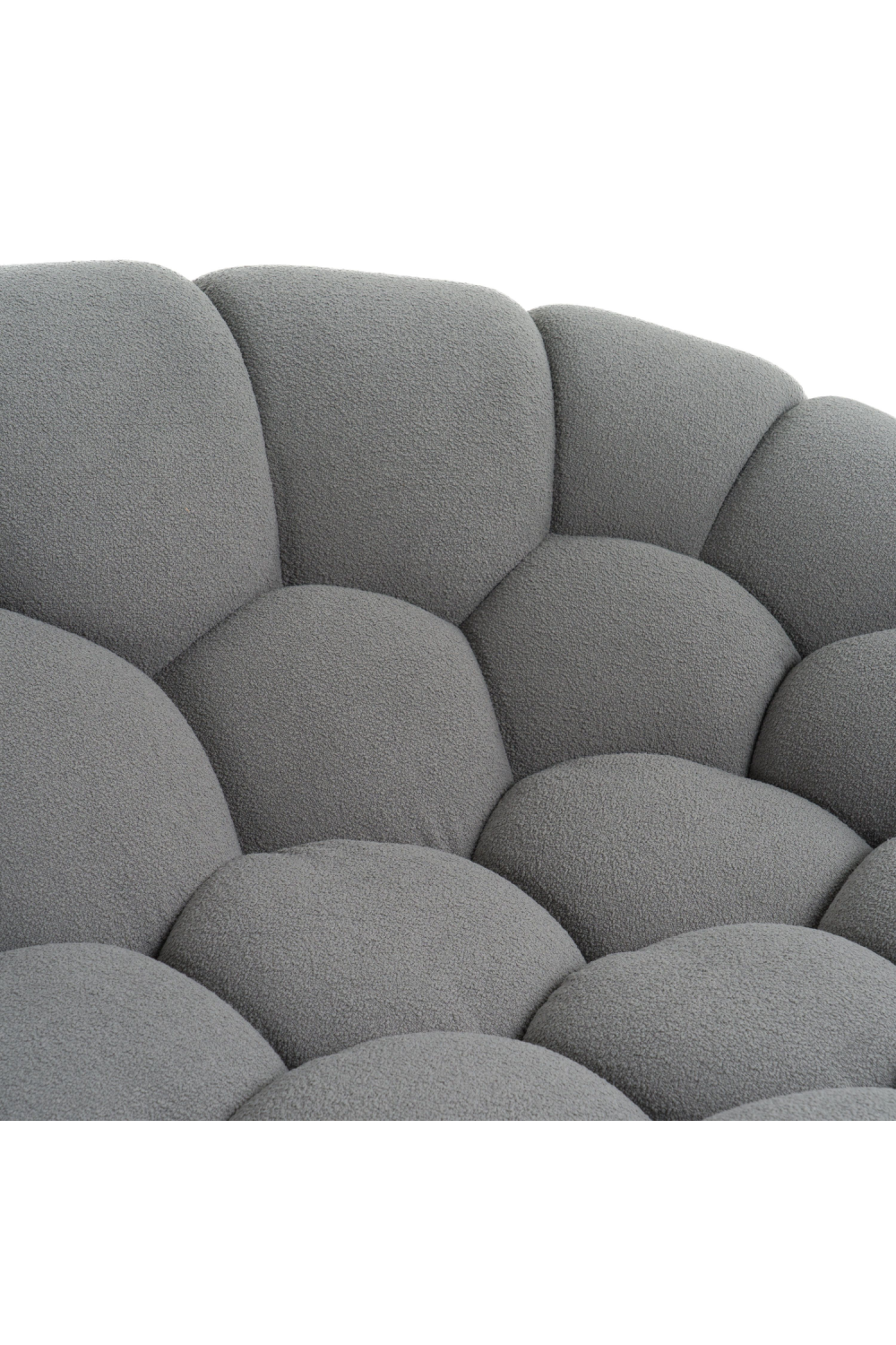 Hexagonal-Tufted Curved Sofa | OROA Modern Yolonda | Oroa.com
