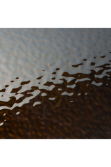Textured Brown Glass Dining Table | OROA Modern Pyrite | Oroa.com