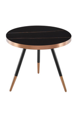 Round Black Ceramic Coffee Table S | OROA Modern Cayson | Oroa.com