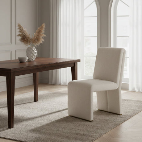 White Dining Side Chairs (2) | OROA Modern Bounty