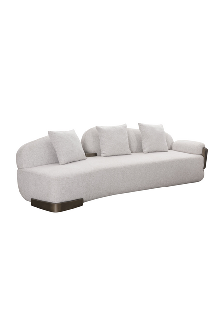 White Single-Armed Sofa | OROA Modern Rainier | Oroa.com