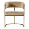Brass-Framed Dining Side Chair | OROA Modern Sebastian | Oroa.com