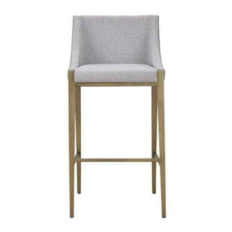Gray Fabric Bar Stool | OROA Modern Fairview | Oroa.com