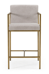 Brass Framed Counter Stool | OROA Modern Burnham | Oroa.com