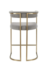 Gray Curved Counter Chair | OROA Modern Byron | Oroa.com