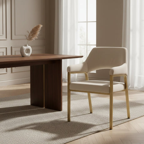 Beige Dining Armchair | OROA Modern George