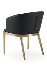 Gray Vegan Leather Dining Chair | OROA Modern Kravitz | Oroa.com