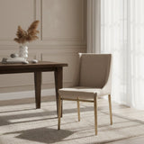 Sloped Arm Dining Chair Set (2) | OROA Modern Mimi