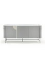 Matte Gray 3-Door Sideboard | OROA Modern Hadler | Oroa.com