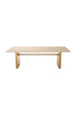 Cream Ash Veneer Dining Table | OROA Modern Angus | Oroatrade.com
