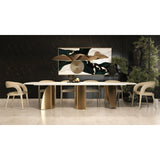 White Marble Dining Table | OROA Modern Reynold