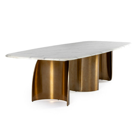 White Marble Dining Table | OROA Modern Reynold