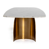 White Marble Dining Table | OROA Modern Reynold