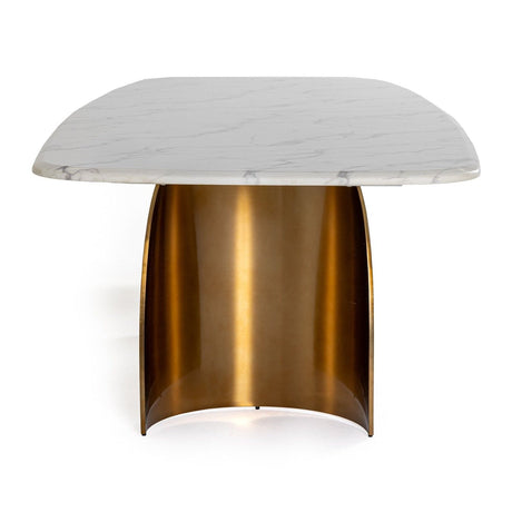 White Marble Dining Table | OROA Modern Reynold