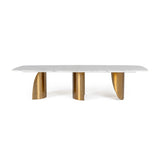 White Marble Dining Table | OROA Modern Reynold
