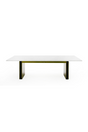 White Marble Rectangular Dining Table | OROA Modern Auer | Oroa.com