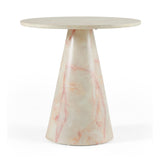Marble Conical Base End Table | OROA Modern Pampa