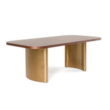 Wanut Veneer Dining Table | OROA Modern Marjorie