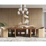 Wanut Veneer Dining Table | OROA Modern Marjorie