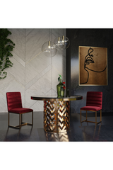 Gold Base Dining Table | OROA Modern Kowal | Oroa.com