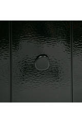 Black Wave Glass 4-Door Sideboard | OROA Modern Calexico | Oroa.com