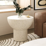 Round Terrazzo End Table | OROA Modern Fate