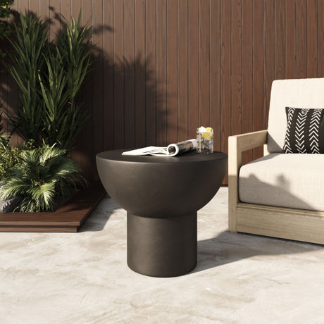 Round Terrazzo End Table | OROA Modern Fate