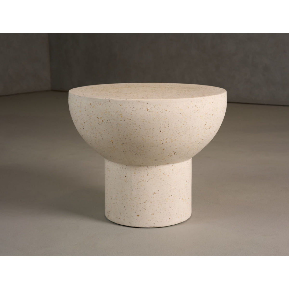 Round Terrazzo End Table | OROA Modern Fate
