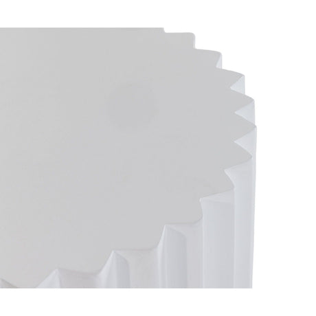 Ribbed Cylindrical End Table | OROA Modern Evadale