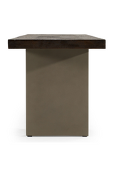Gray Concrete Dining Bench | OROA Modern June | Oroa.com