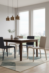 Gray Vegan Leather Dining Chairs (2) | OROA Modern Hyla | Oroa.com
