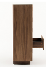 5-Drawer Walnut Chest | OROA Modern Chelton Oroa.com