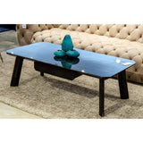 1-Drawer Ebony Coffee Table | OROA Modern Chadwick | Oroa.com