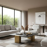 Black Oak Square Coffee Table | OROA Modern Harold | Oroa.com